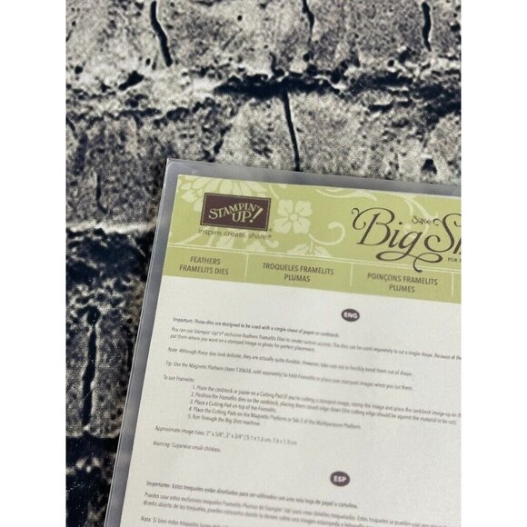 Stampin Up FOUR FEATHERS Stamp Set & FEATHERS Die Set - Picture 12 of 15